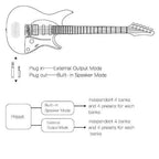 Enya Nova Go INSPIRE - Smart Guitar with Case - Light Blue
