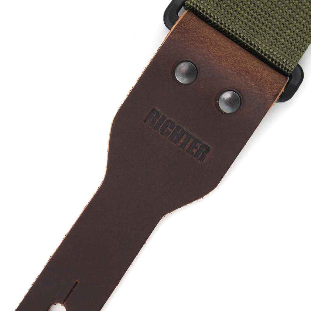 Richter Racoon Khaki/Brown Guitar/ Bass Strap 1443