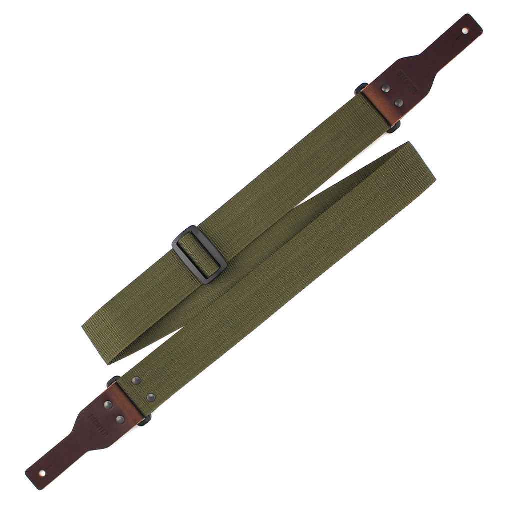 Richter Racoon Khaki/Brown Guitar/ Bass Strap 1443