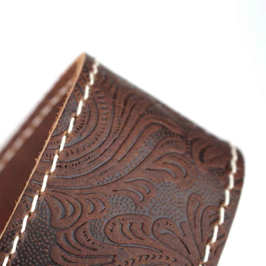 Richter Raw II Western Rose Brown 1490 Guitar Strap