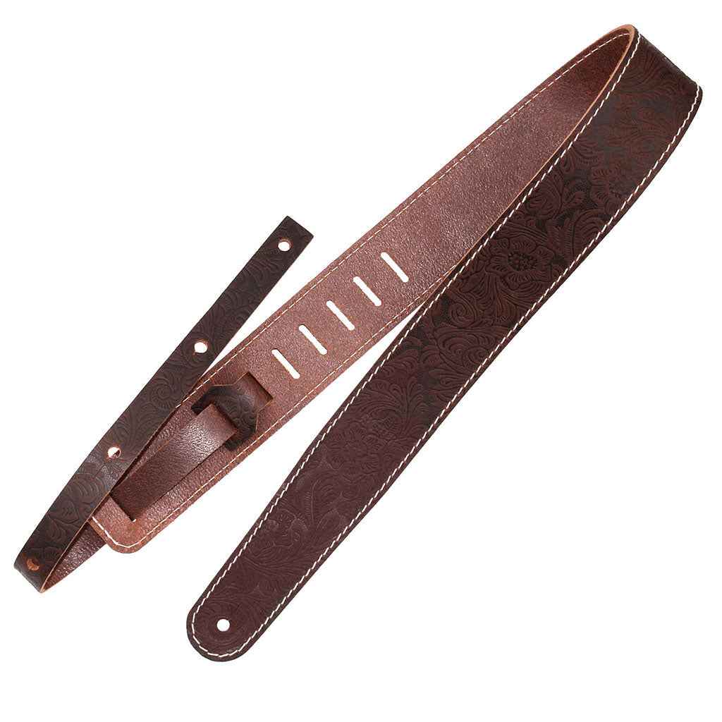 Richter Raw II Western Rose Brown 1490 Guitar Strap