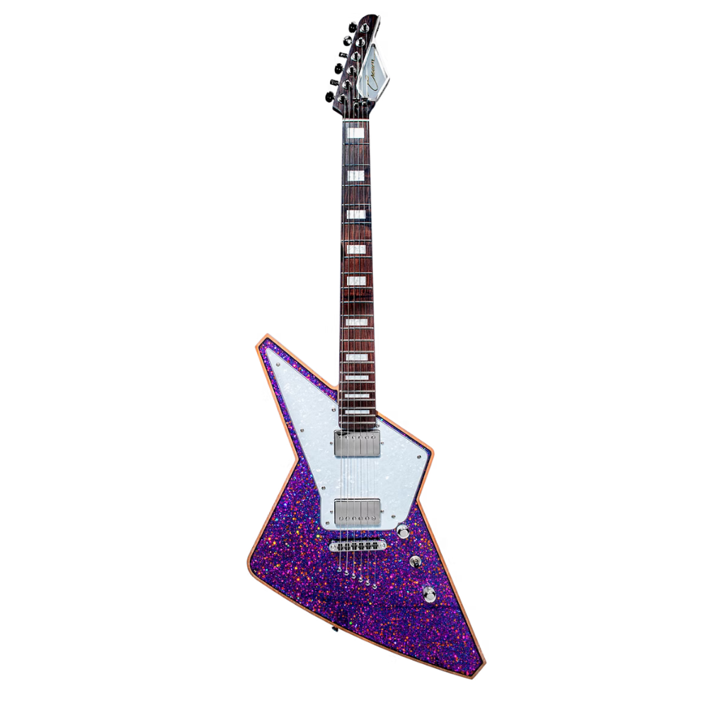 Cream Voltage Deluxe Electric Guitar – Galaxy Purple