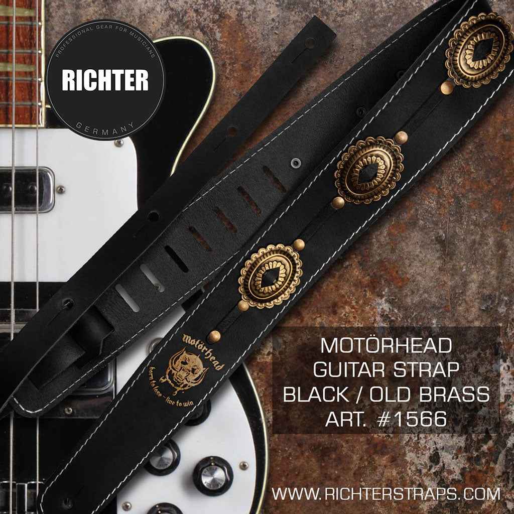 MOTÖRHEAD Guitar Strap/Old Brass #1566