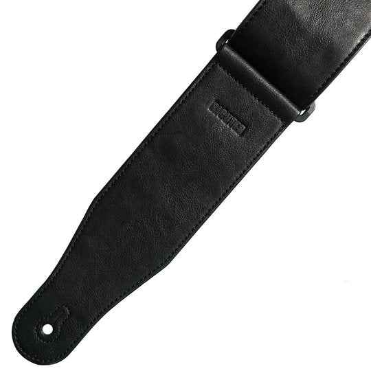 Richter Stronghold II Leatherette Black Guitar/ Bass Strap - Vegan