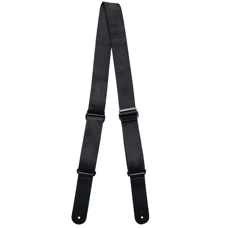 Richter Pollux Black Vegan Guitar Strap #1736