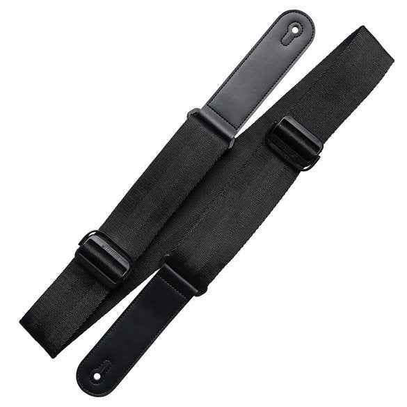 Richter Pollux Black Vegan Guitar Strap #1736