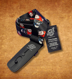 LOCK-IT 2" ROCK PLUSH POLY CAFÉ RACER Guitar Strap