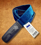 LOCK IT 2" CRUSHED VELVET BLUE Guitar Strap