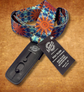 LOCK-IT 2" PSYCHEDELIC SUNBURST Guitar Strap
