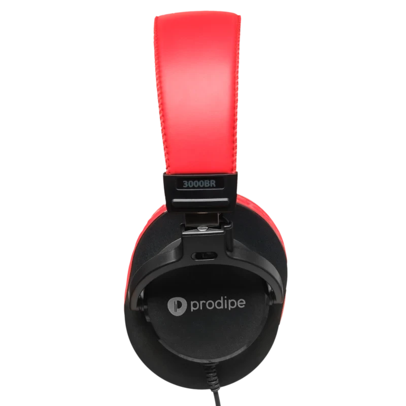 Prodipe 3000BR Professional Headphone versatile Black/Red