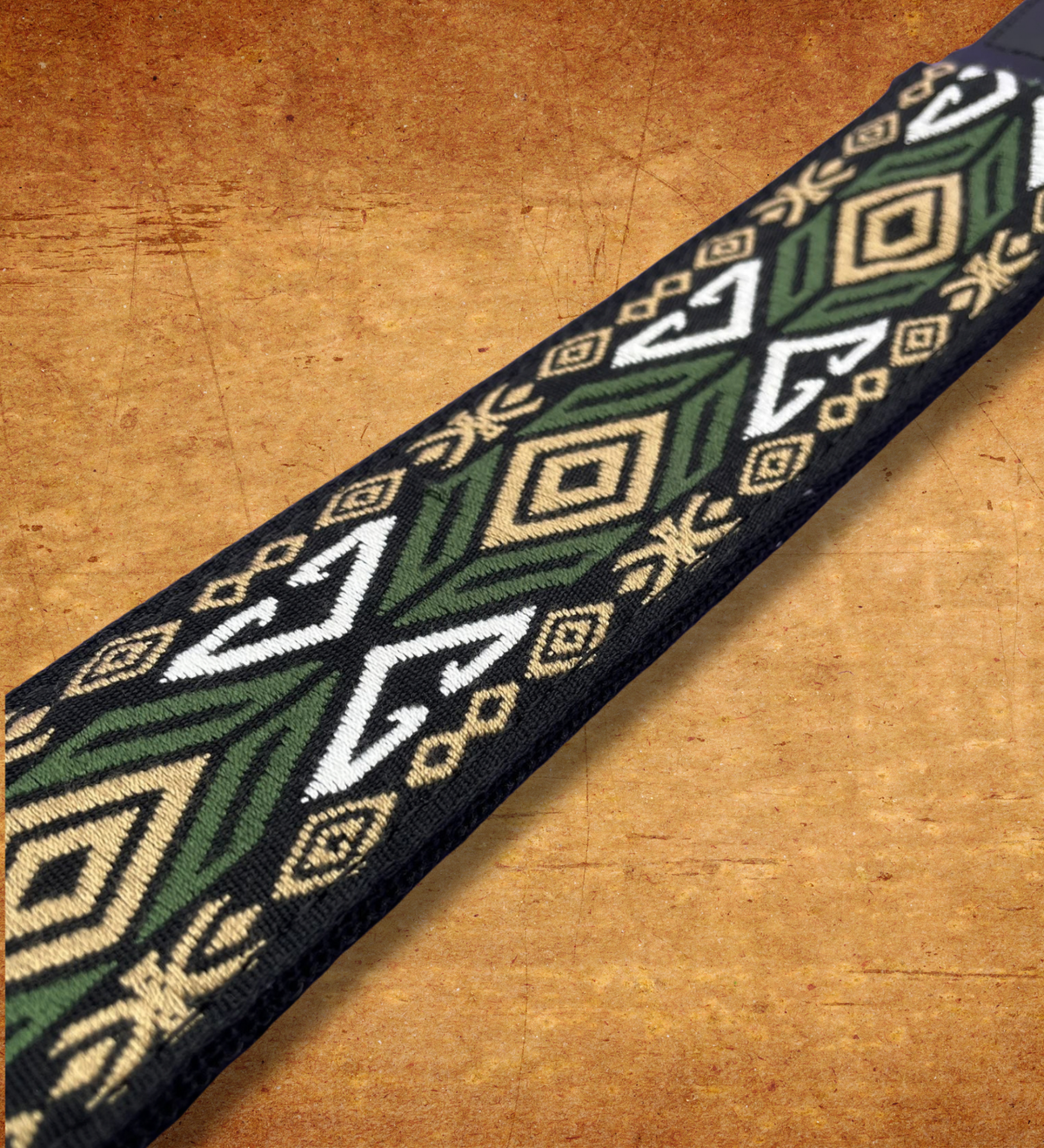 LOCK IT 2" RETRO EMERALD ISLE Guitar Strap – view 2