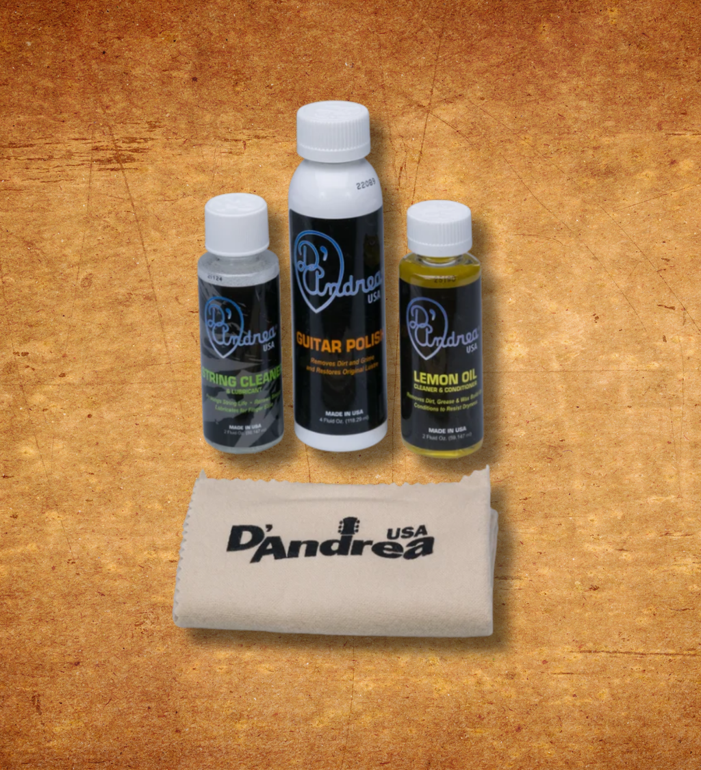 D'Andrea Deluxe Guitar Care Kit