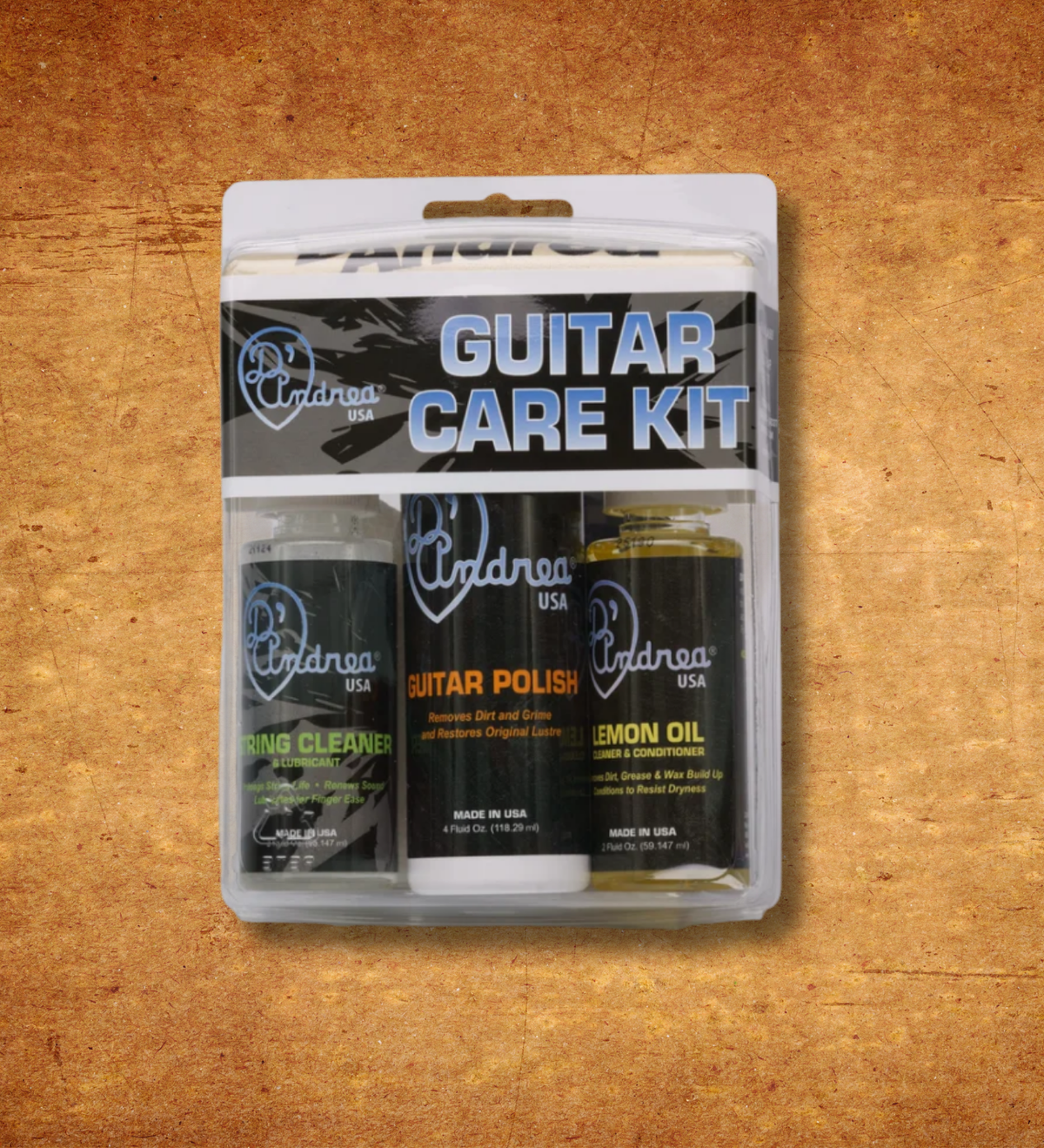 D'Andrea Deluxe Guitar Care Kit – view 2