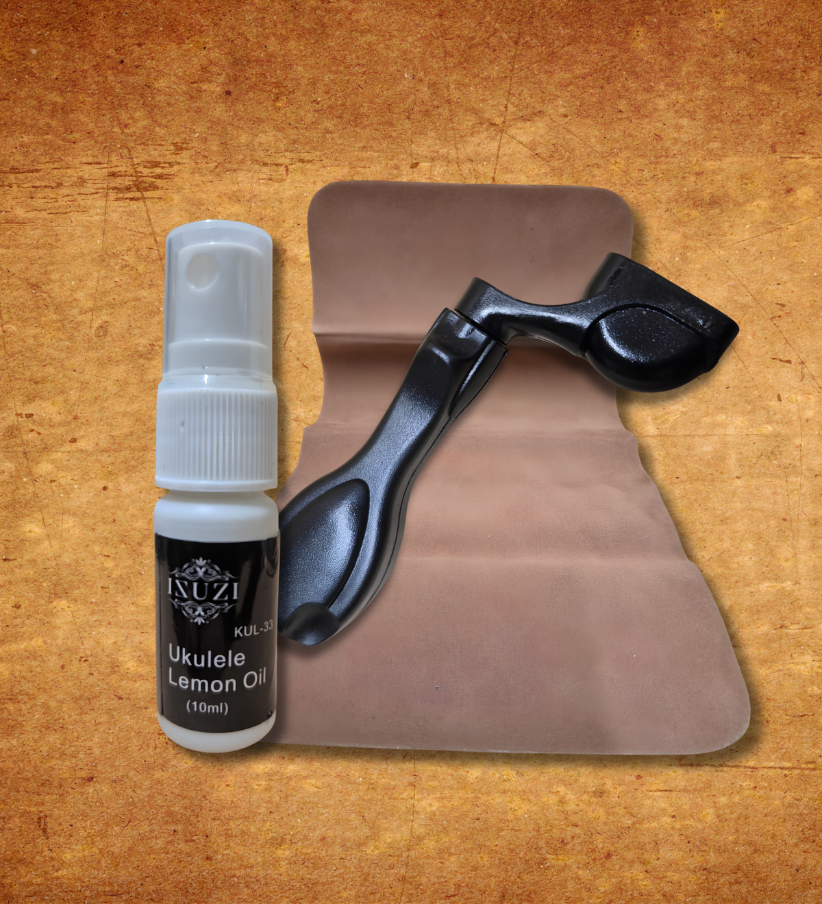 Isuzi Ukulele Care Kit with Lemon Oil UCK-12