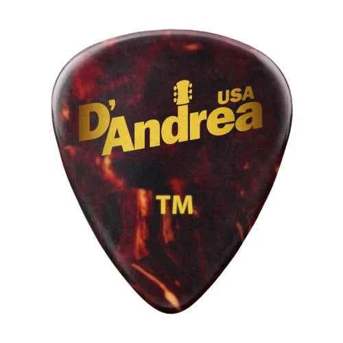 D'Andrea 351 Shell Celluloid - 0.58mm Thin-Medium - 12 pack