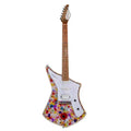 Cream Revolver Standard - Natural Flowers Guitar with Gig Bag