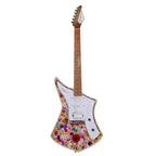 Cream Revolver Standard - Natural Flowers Guitar with Gig Bag