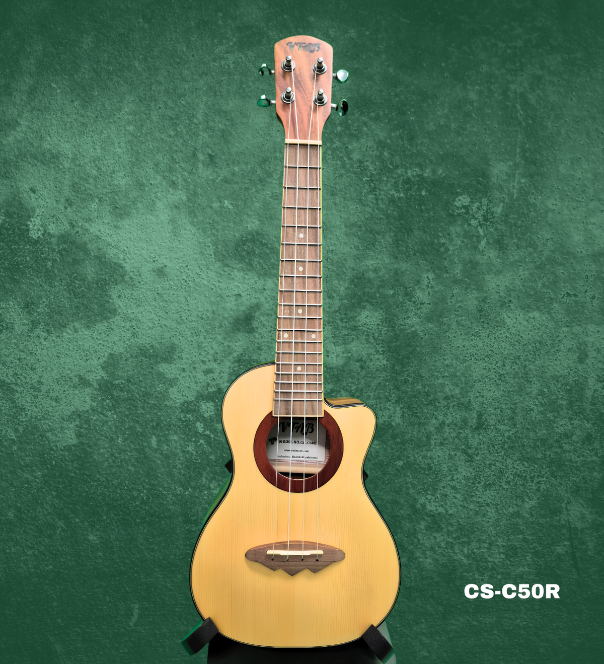 V-Tab CS-C50R Cut away concert Ukulele right handed Solid Spruce Top