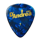 D'Andrea Plectrums, 351 Designer Pearl - Thin - 12PC