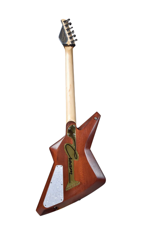 Cream Guitars, Voltage Standard, Silver Glitter with Gig Bag