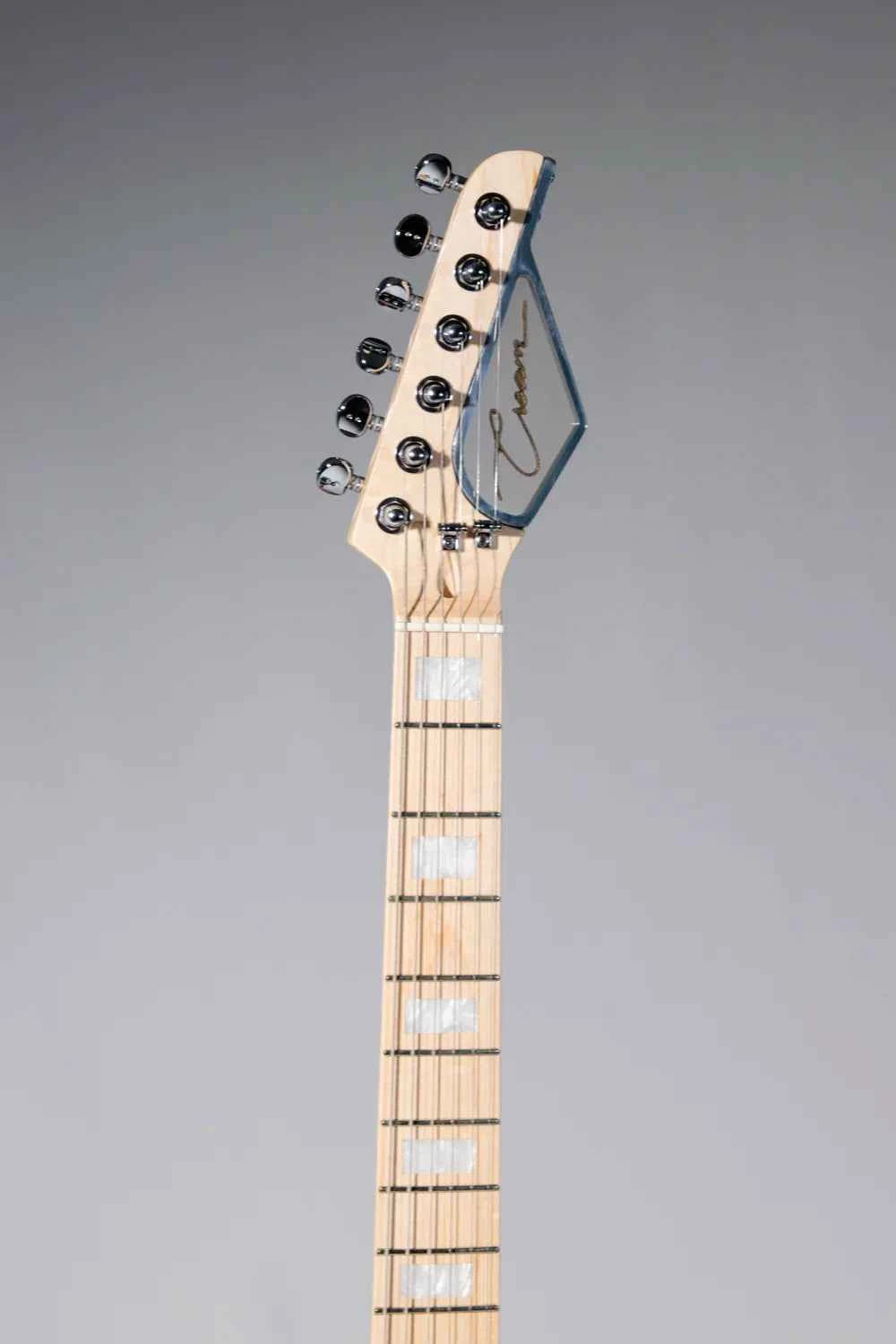 Cream Guitars, Voltage Standard, Silver Glitter with Gig Bag