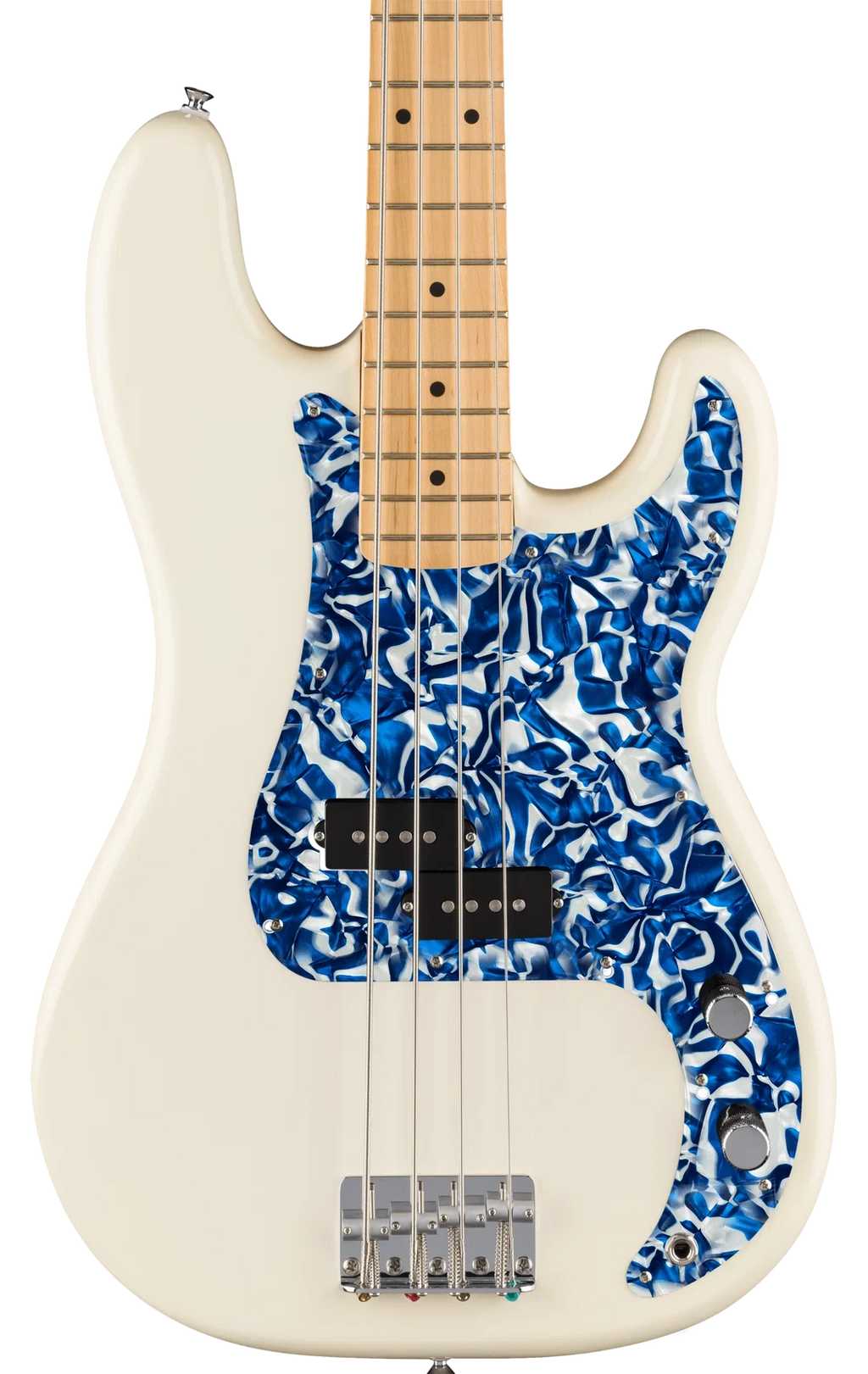 D'Andrea P-Bass Pickguard - BLUE SWIRL PEARL