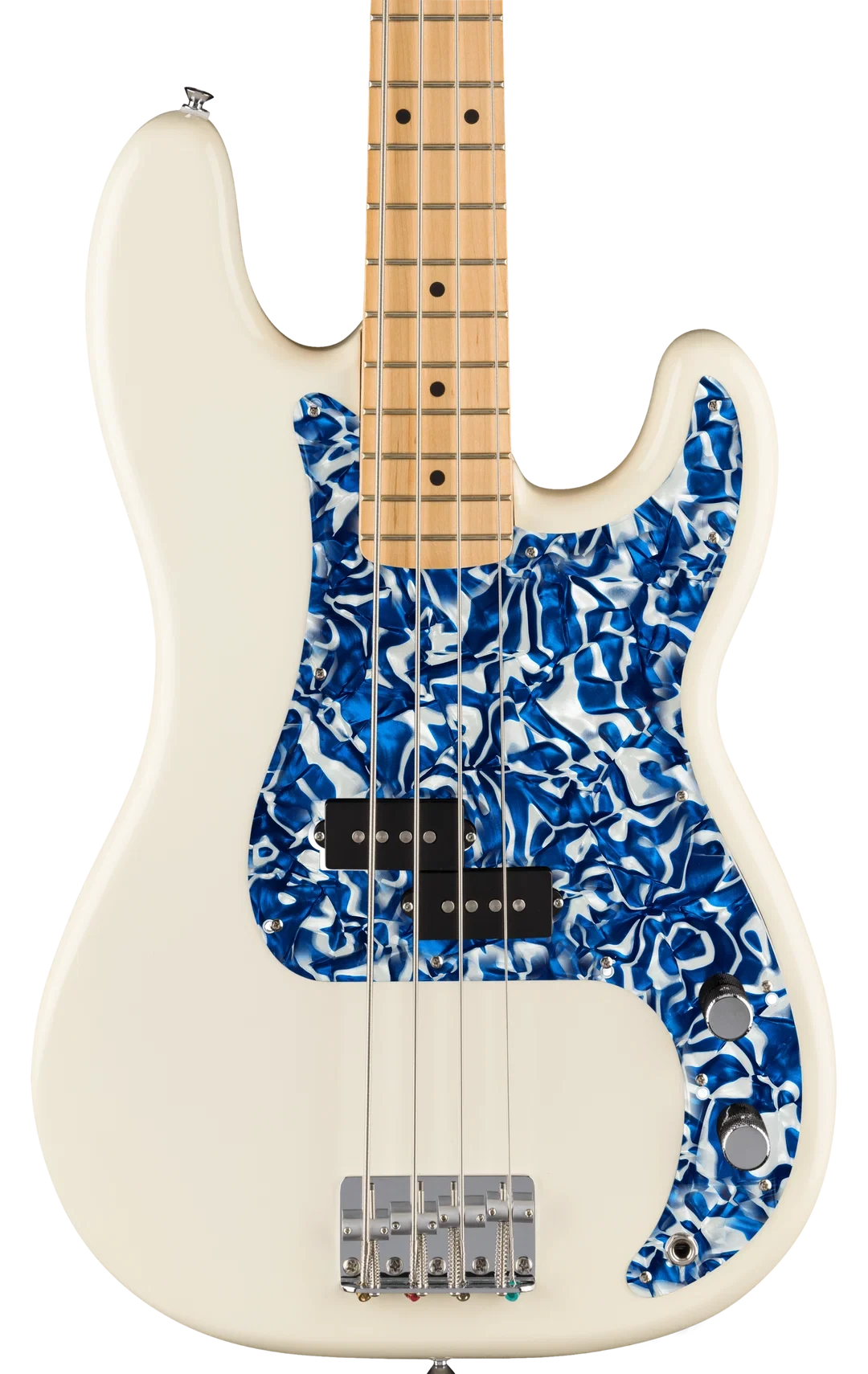 D'Andrea P-Bass Pickguard - BLUE SWIRL PEARL