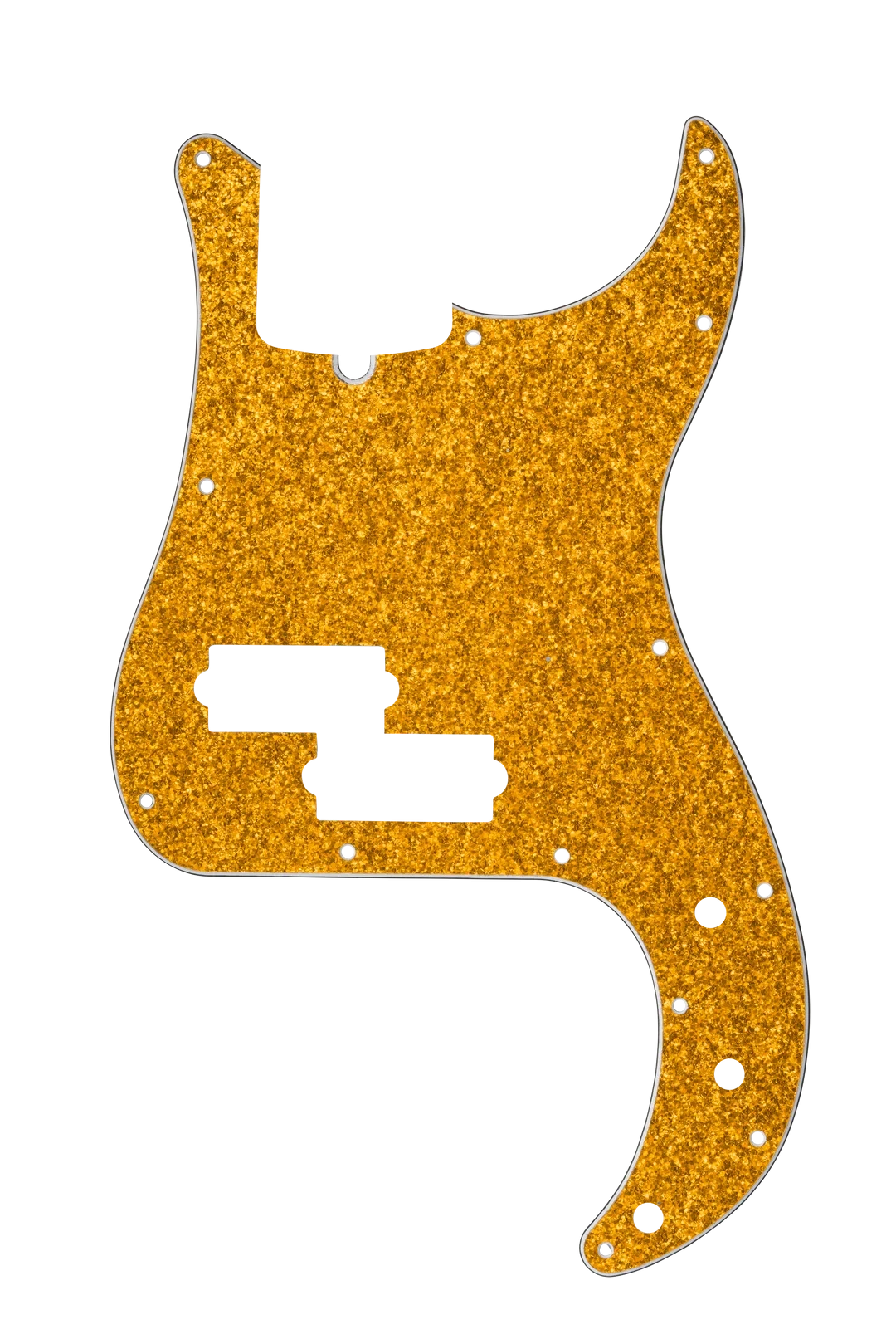 D'Andrea P-Bass Pickguard - GOLD SPARKLE