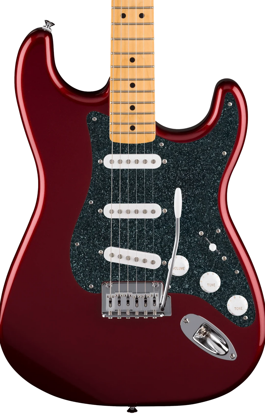 D'Andrea Strat Pickguard SSS - BLACK SPARKLE