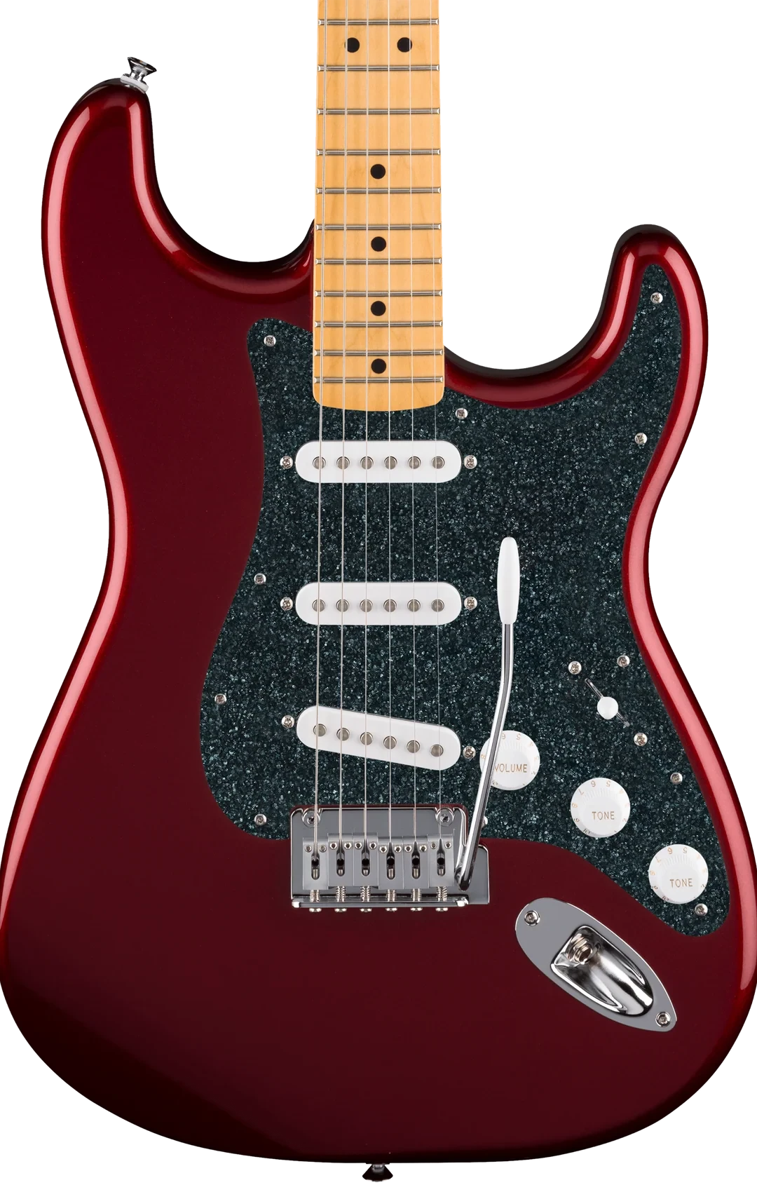 D'Andrea Strat Pickguard SSS - BLACK SPARKLE