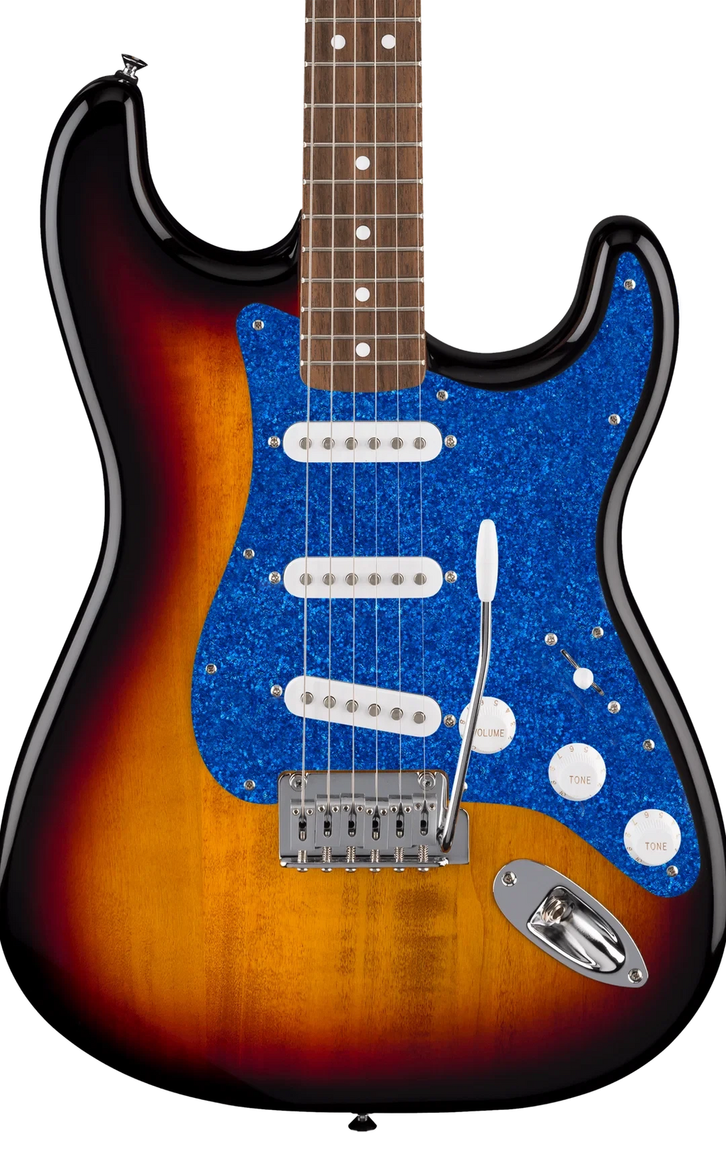 D'Andrea Strat Pickguard SSS - BLUE SPARKLE