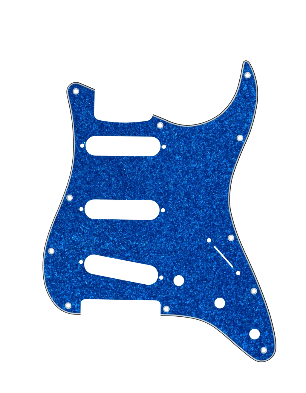 D'Andrea Strat Pickguard SSS - BLUE SPARKLE