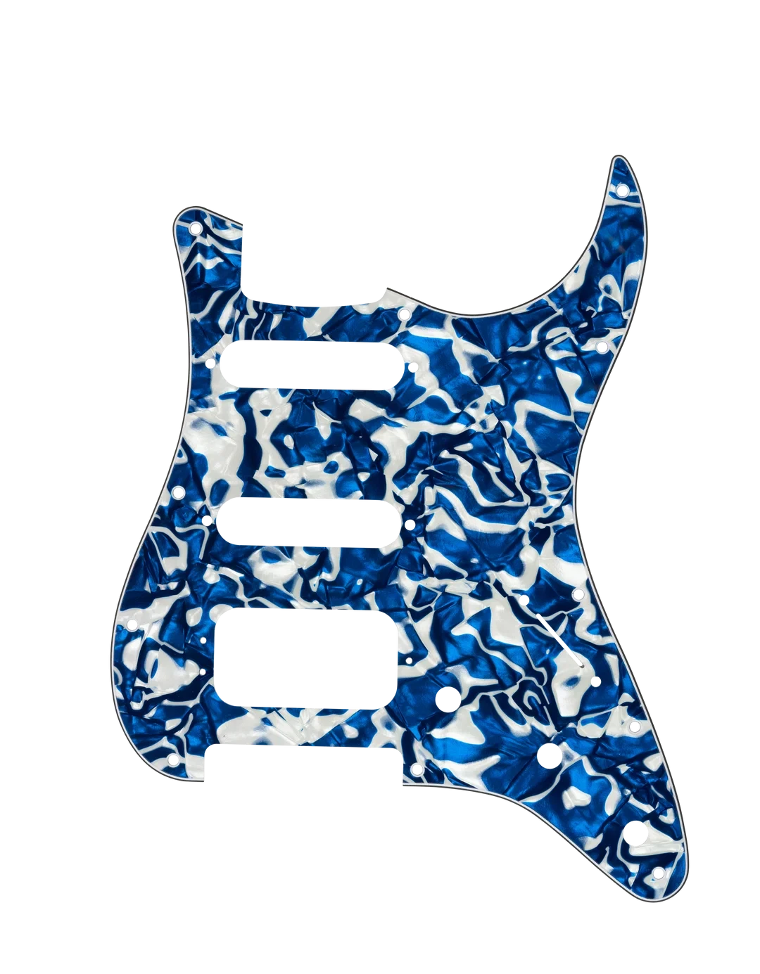 D'Andrea Strat Pickguard HSS - BLUE SWIRL PEARL