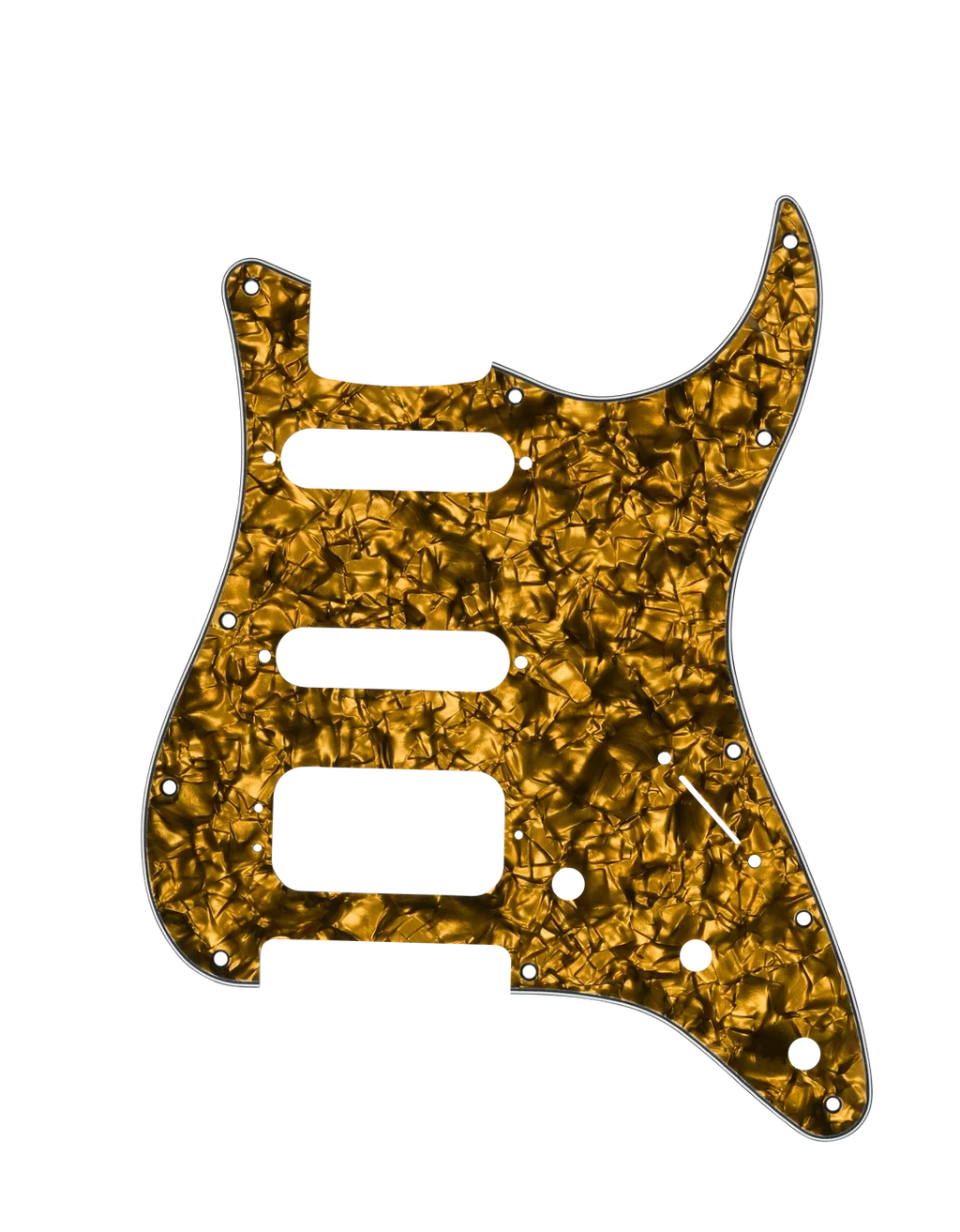 D'Andrea Strat Pickguard HSS - GOLD PEARL