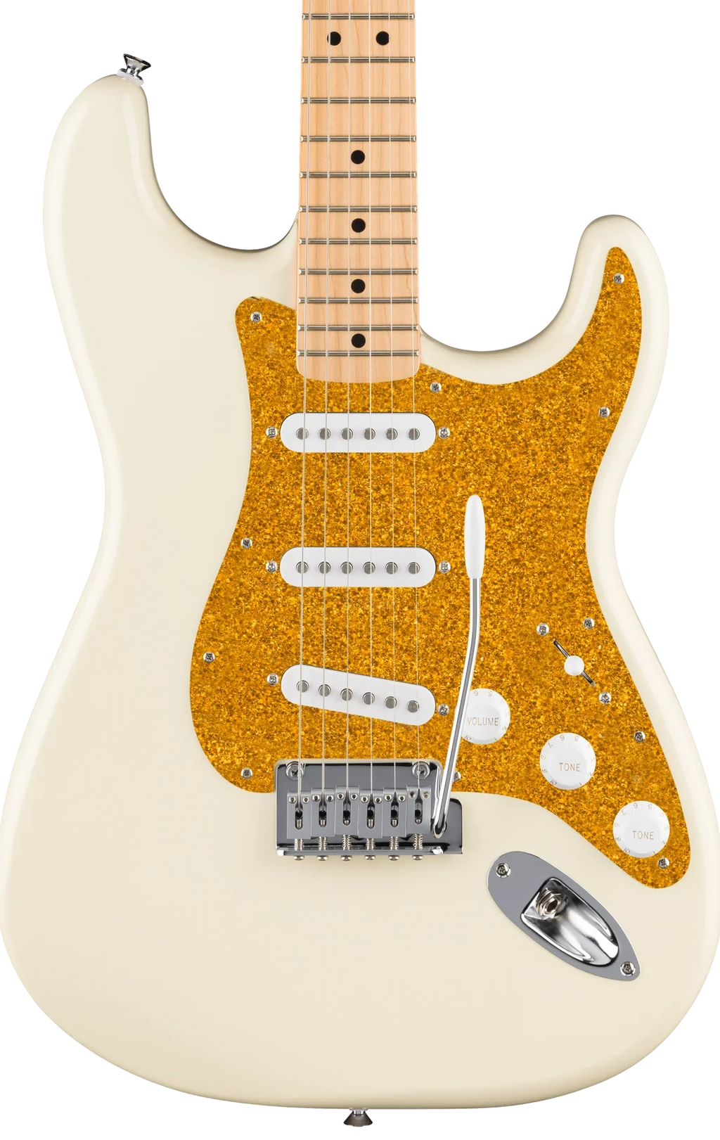 D'Andrea Strat Pickguard SSS - GOLD SPARKLE