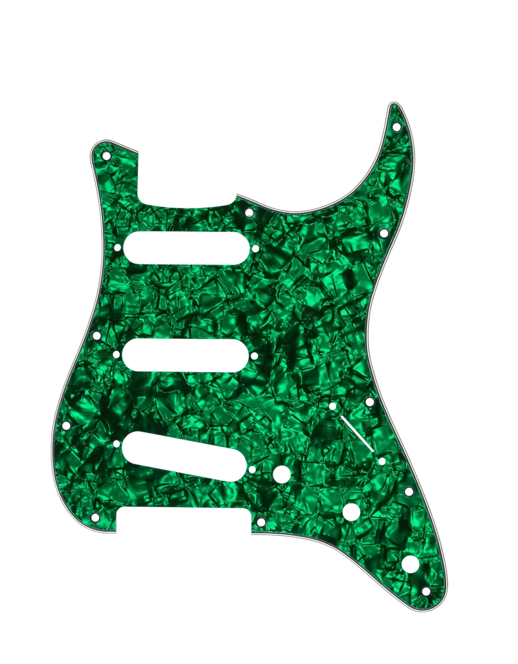 D'Andrea Strat Pickguard SSS - GREEN PEARL