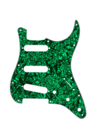 D'Andrea Strat Pickguard SSS - GREEN PEARL