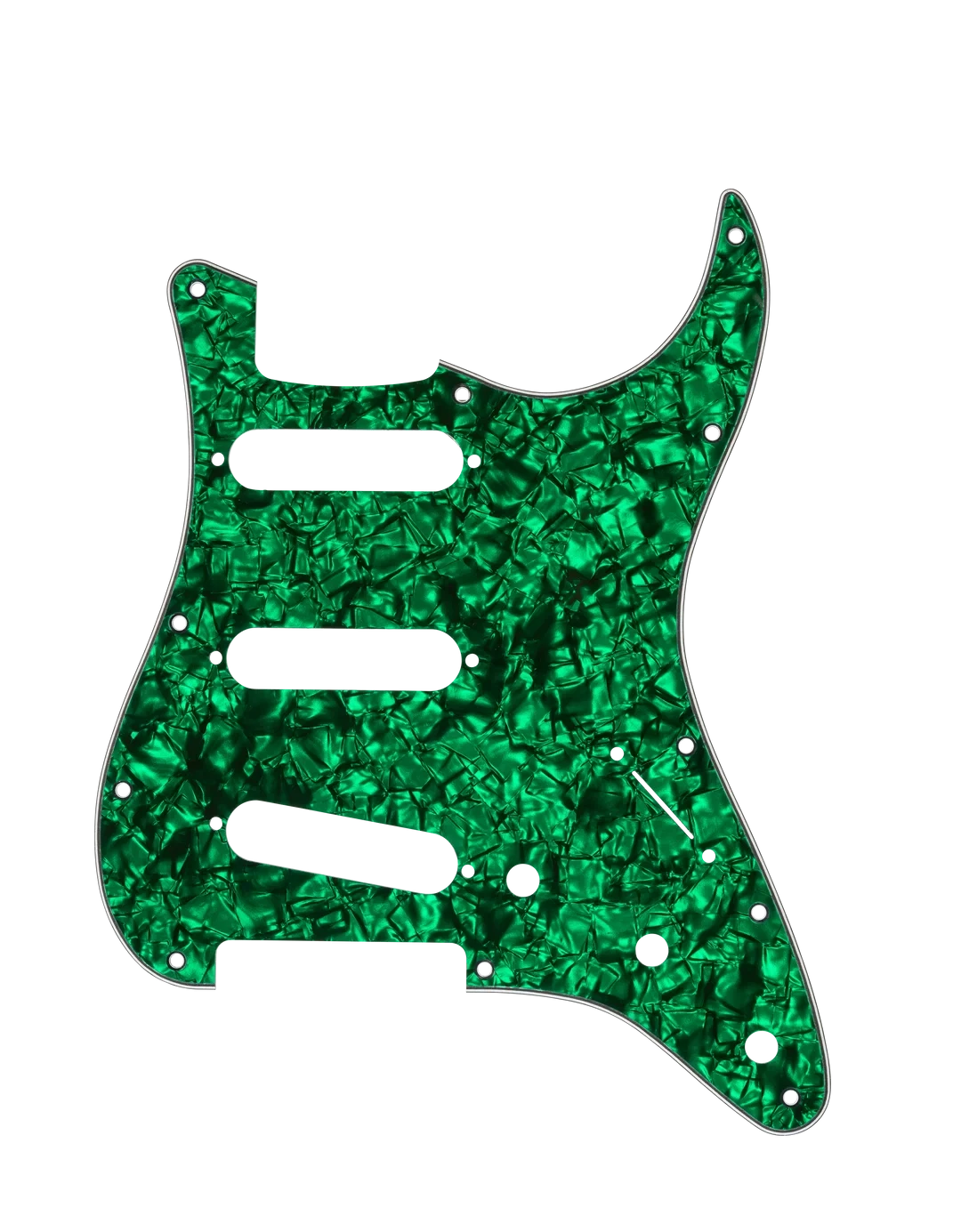 D'Andrea Strat Pickguard SSS - GREEN PEARL