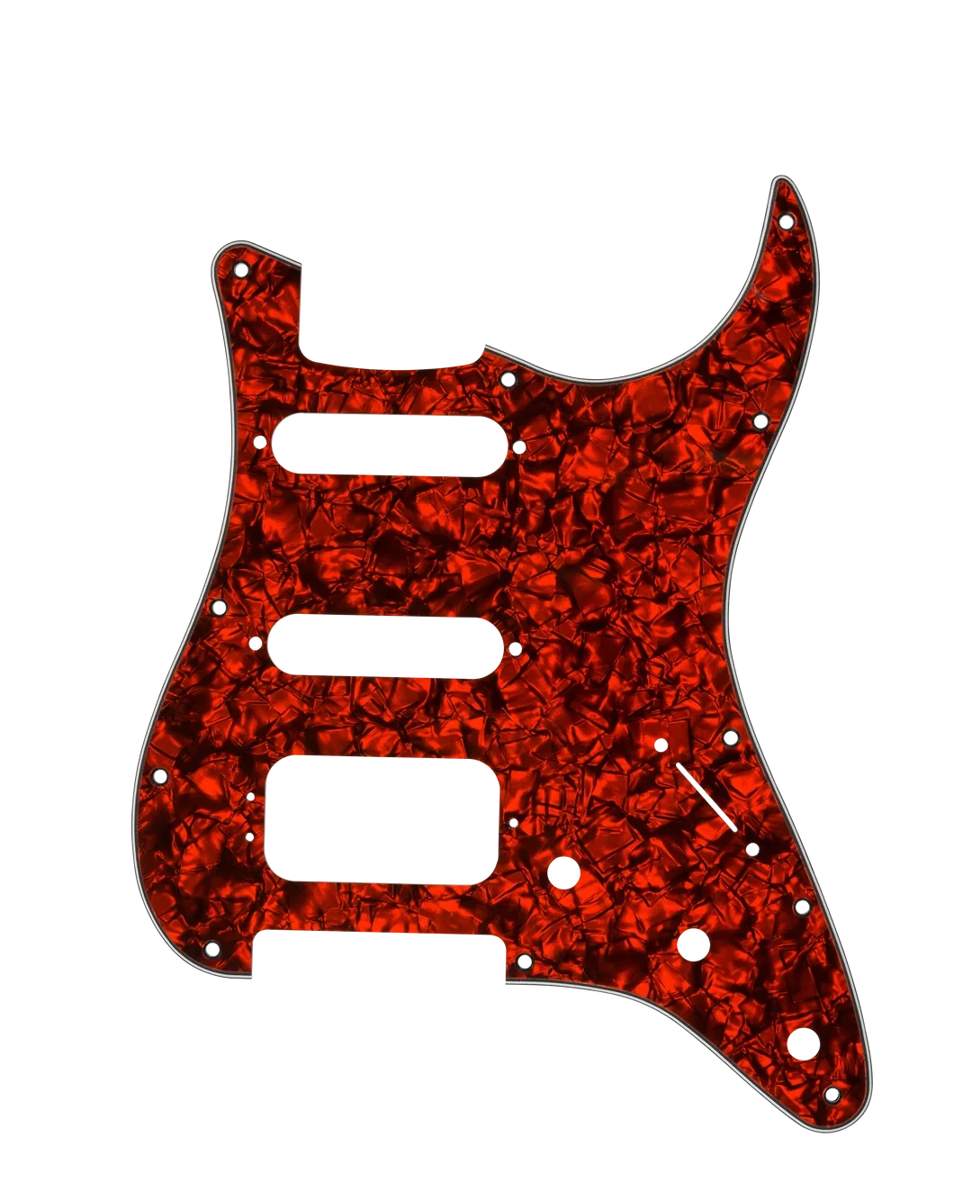 D'Andrea Strat Pickguard HSS - ORANGE PEARL
