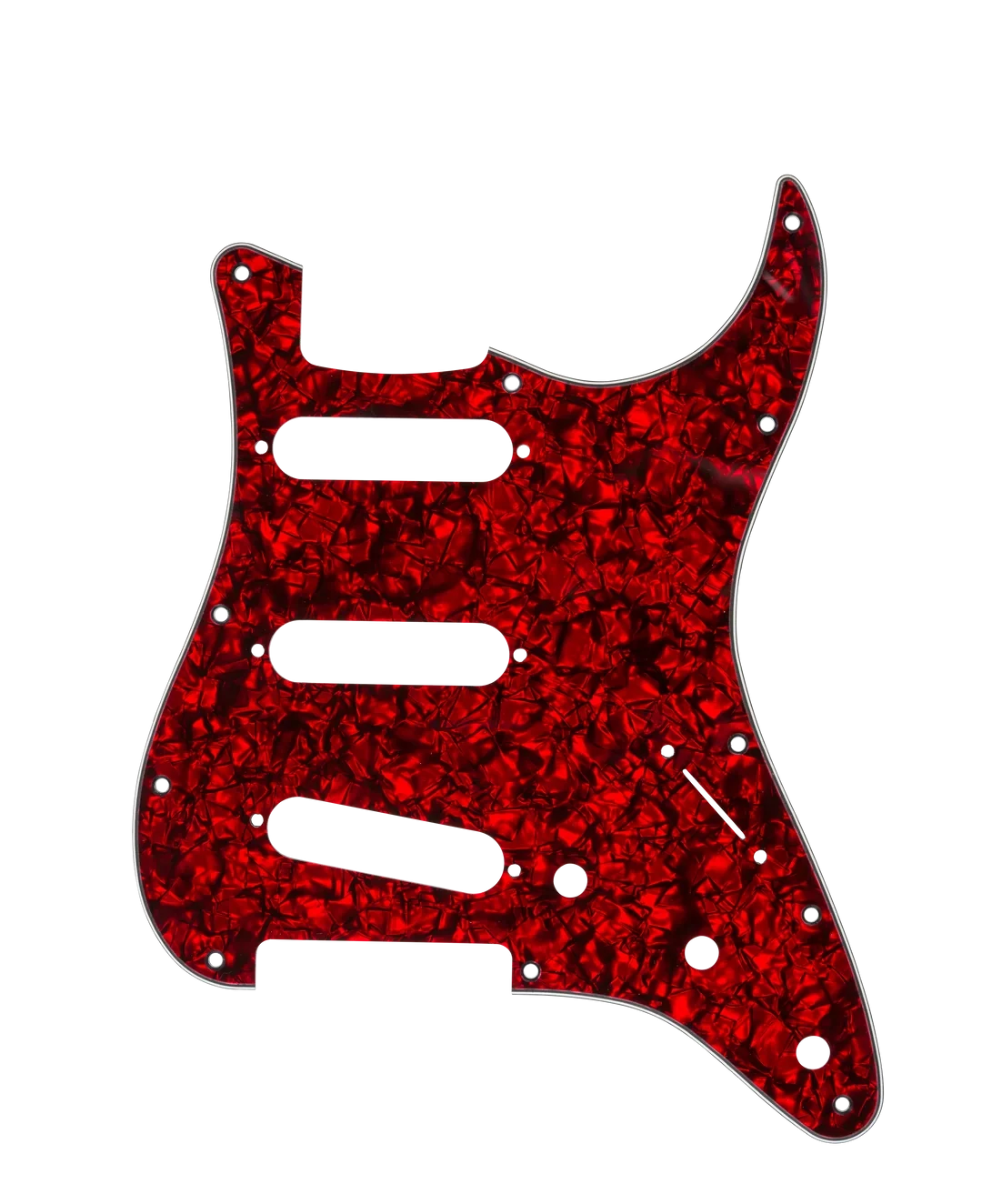 D'Andrea Strat Pickguard SSS - RED PEARL