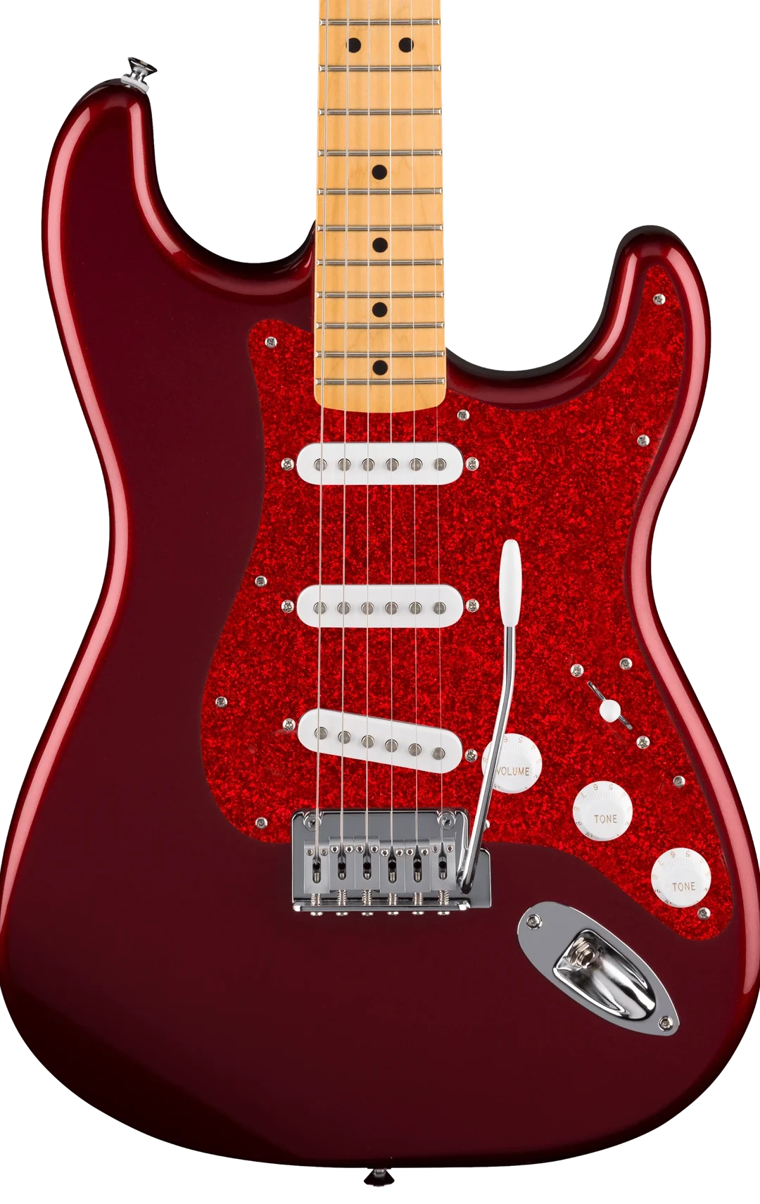 D'Andrea Strat Pickguard SSS - RED SPARKLE