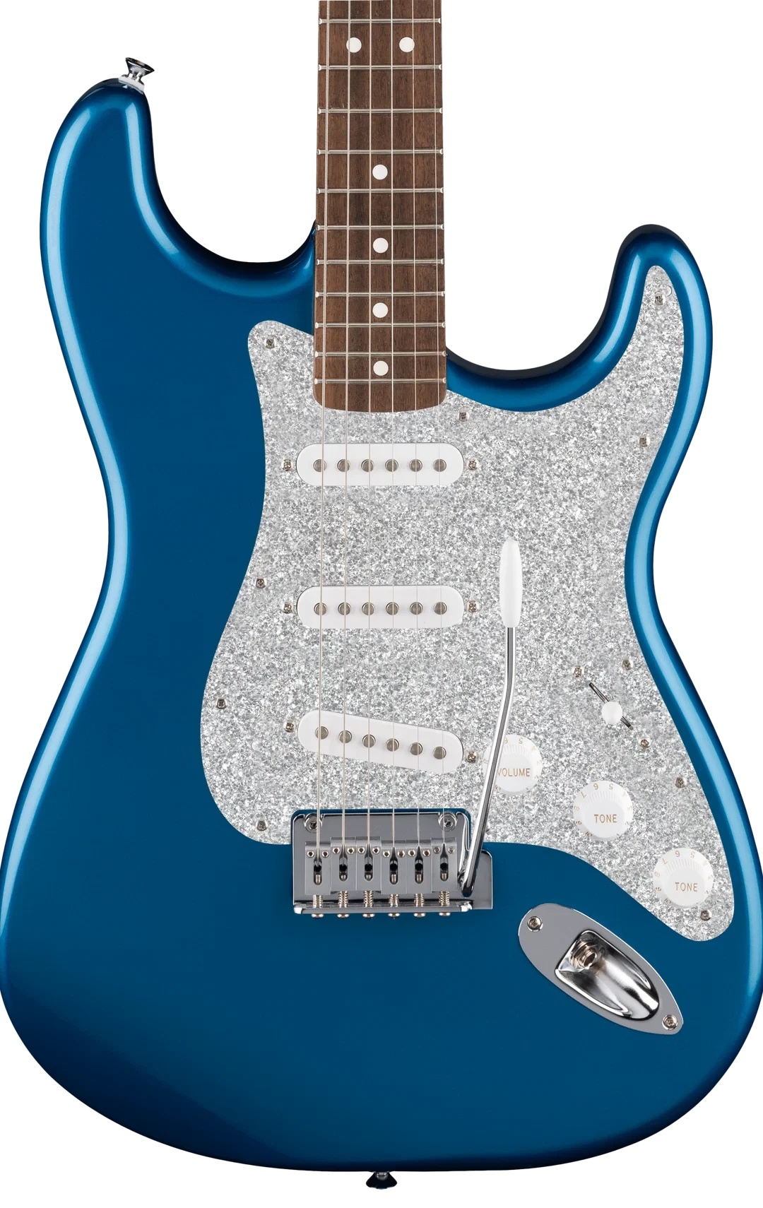 D'Andrea Strat Pickguard SSS - SILVER SPARKLE