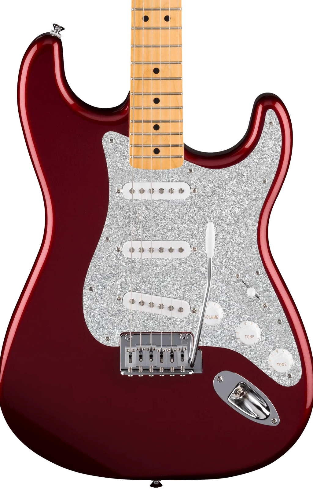 D'Andrea Strat Pickguard SSS - SILVER SPARKLE