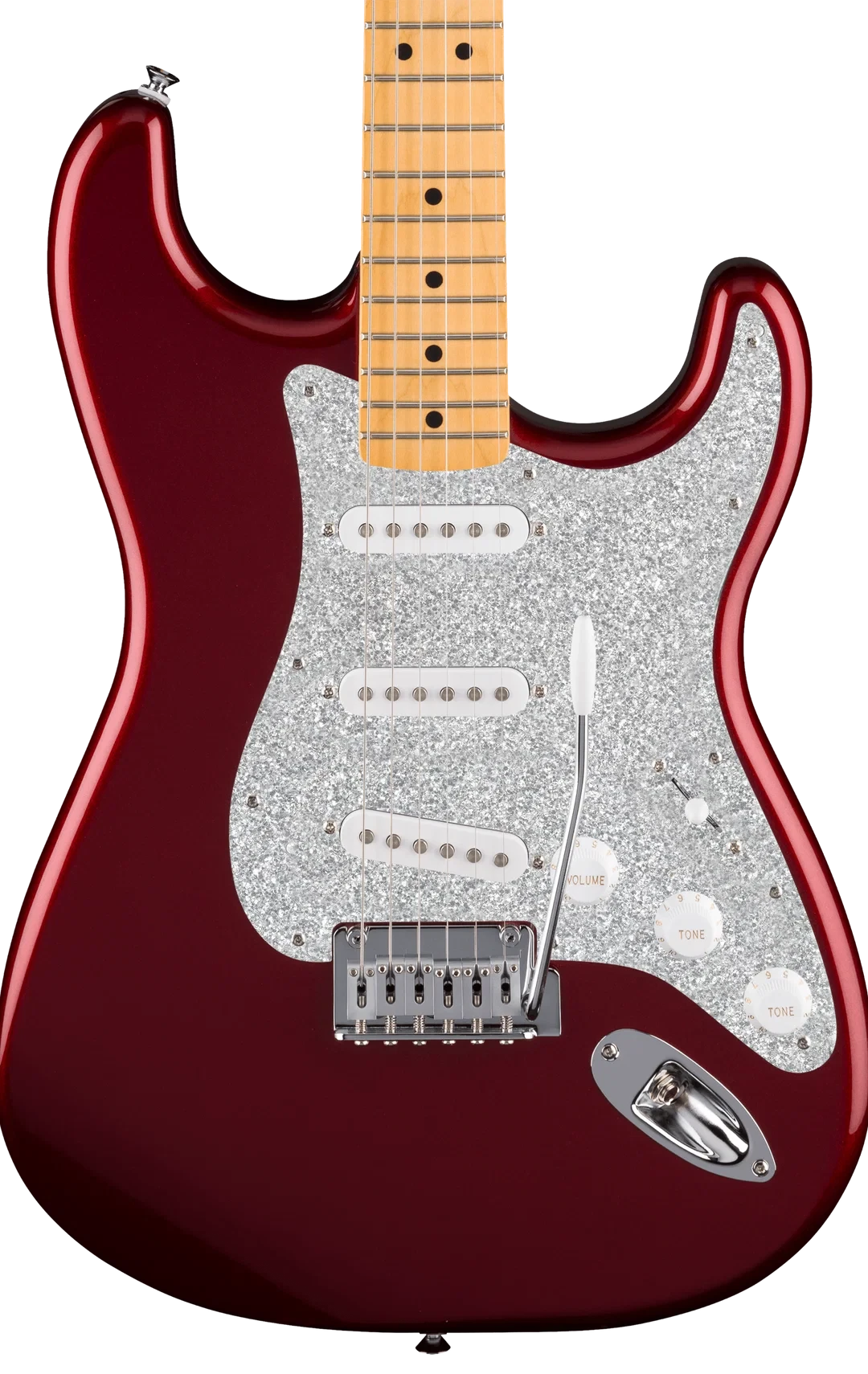 D'Andrea Strat Pickguard SSS - SILVER SPARKLE