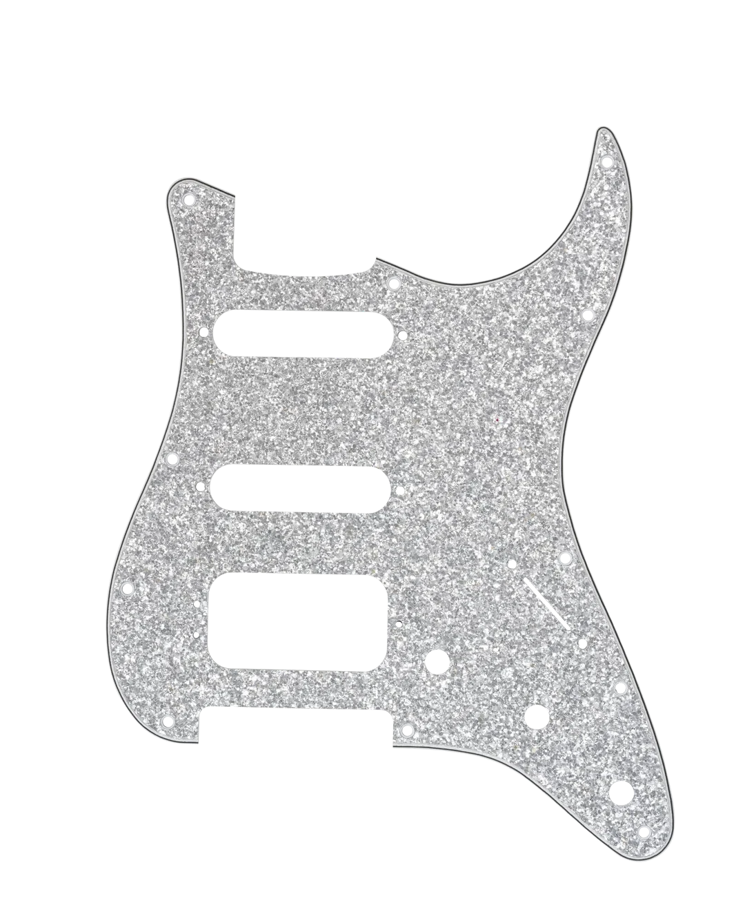 D'Andrea Strat Pickguard HSS - SILVER SPARKLE