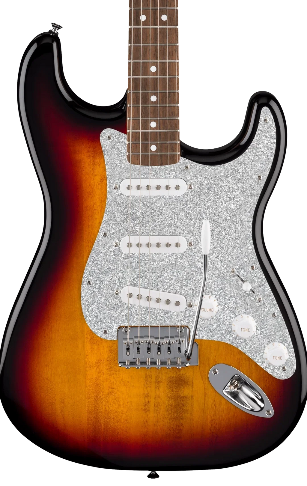 D'Andrea Strat Pickguard SSS - SILVER SPARKLE
