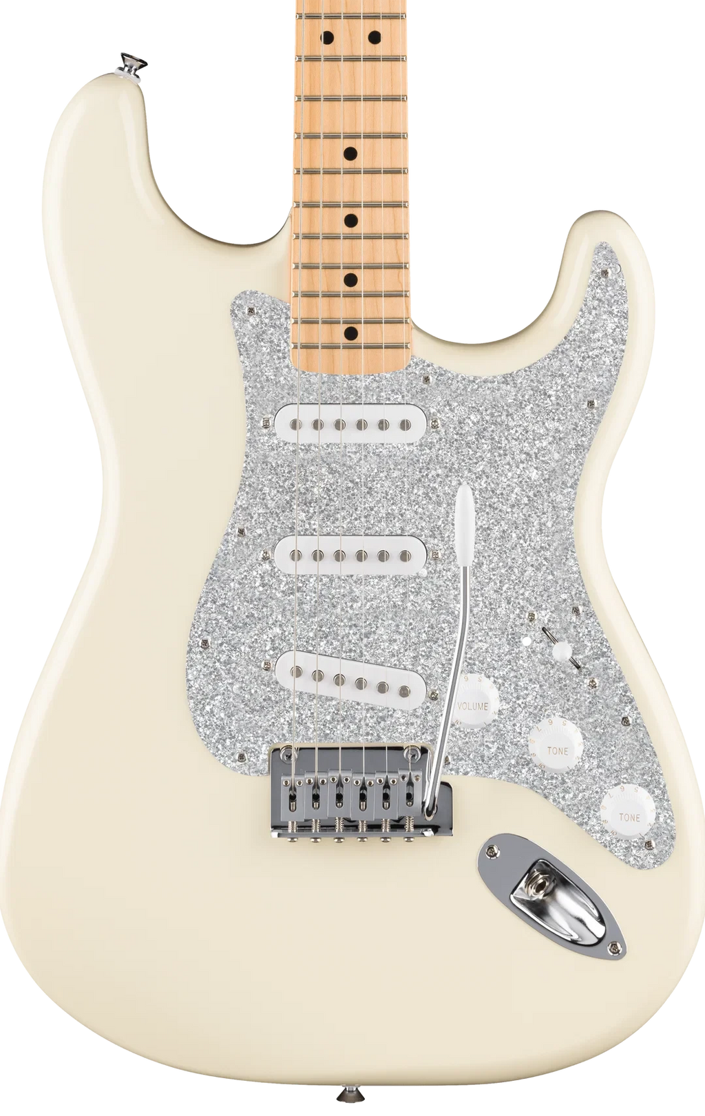 D'Andrea Strat Pickguard SSS - SILVER SPARKLE