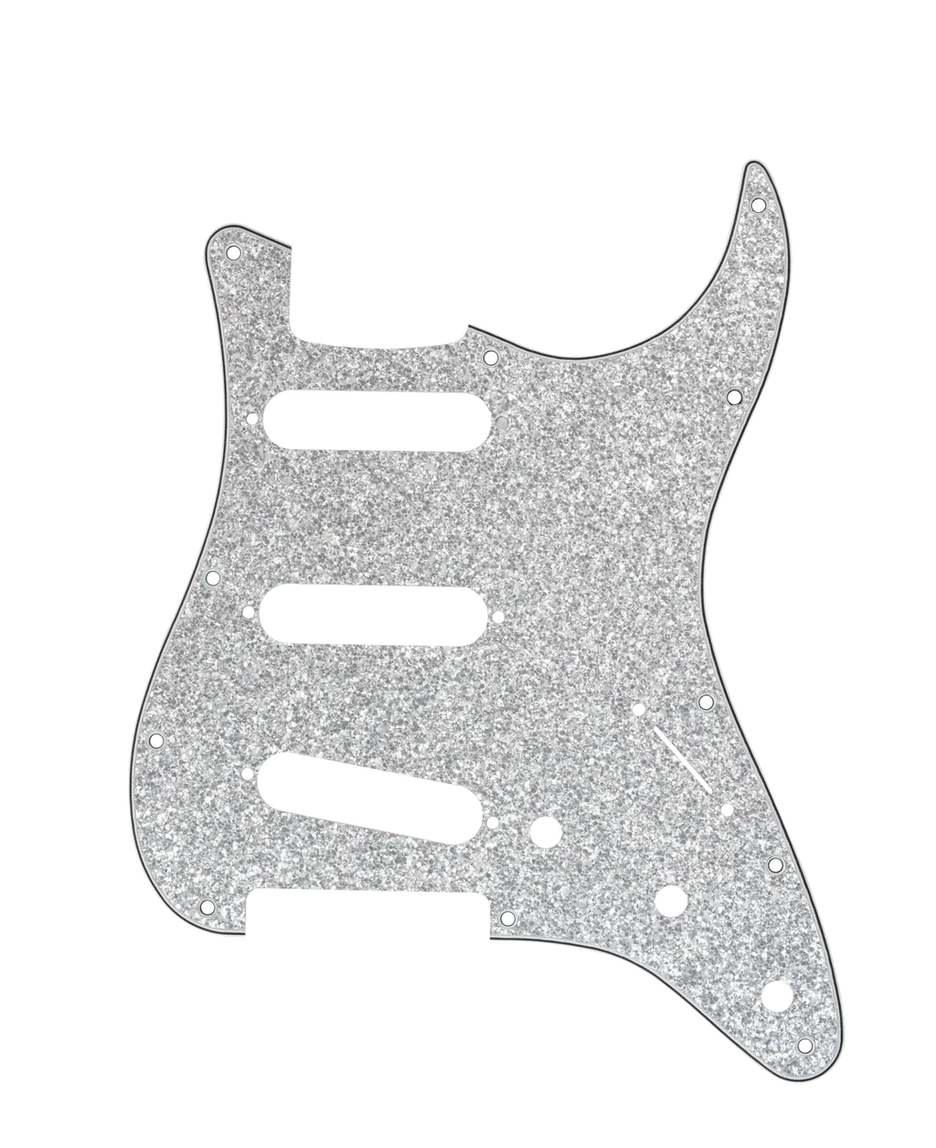 D'Andrea Strat Pickguard SSS - SILVER SPARKLE