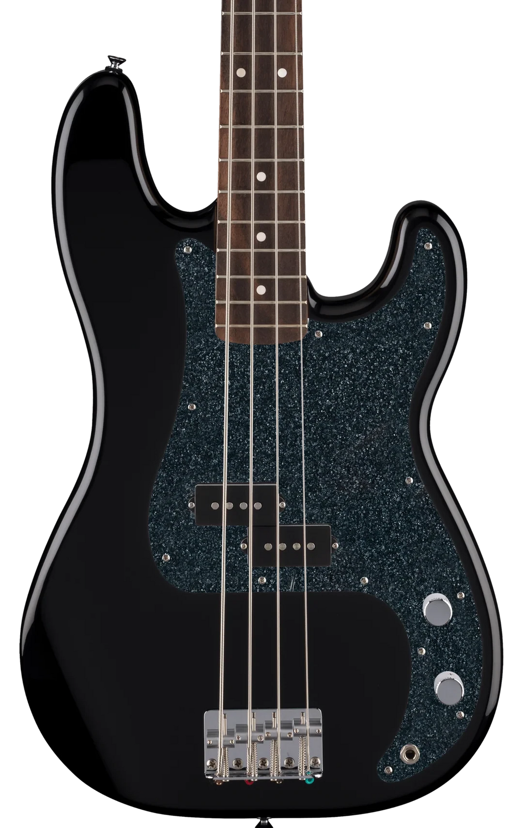 D'Andrea P-Bass Pickguard - BLACK SPARKLE