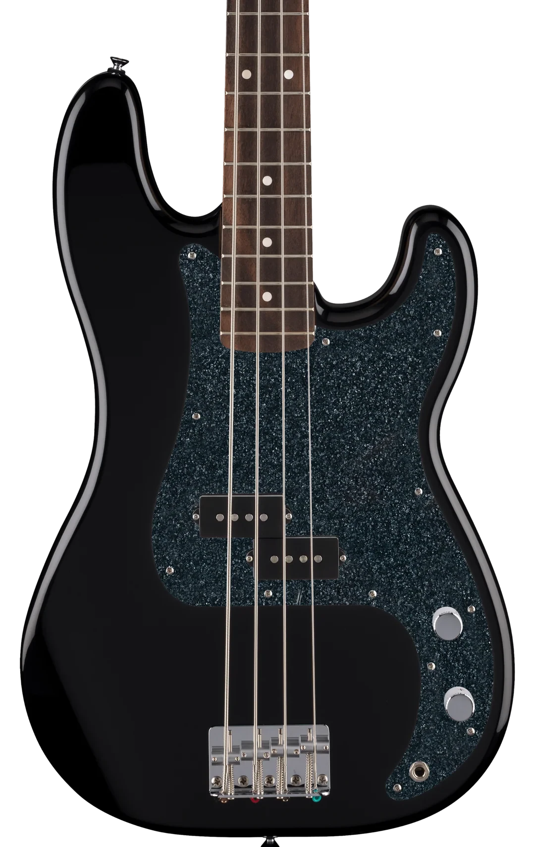 D'Andrea P-Bass Pickguard - BLACK SPARKLE